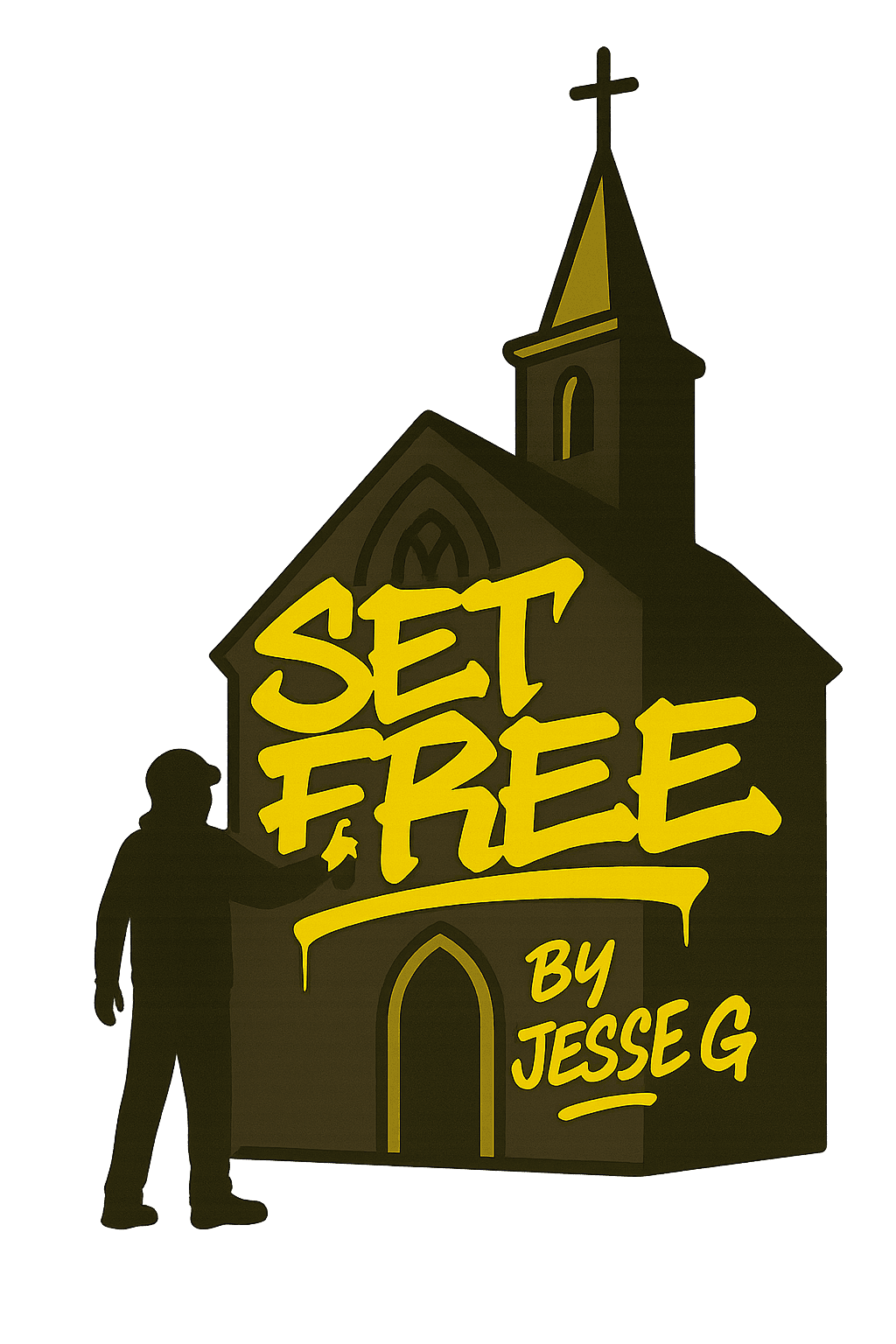 Set Free by Jesse G black/yellow logo